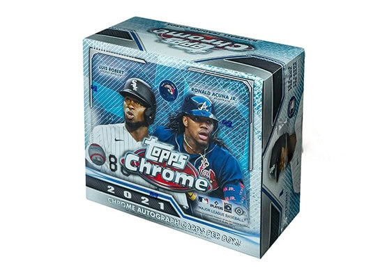 2021 Topps Chrome Baseball Jumbo Box
