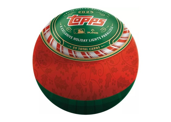 2025 Topps Holiday Baseball Tin Box