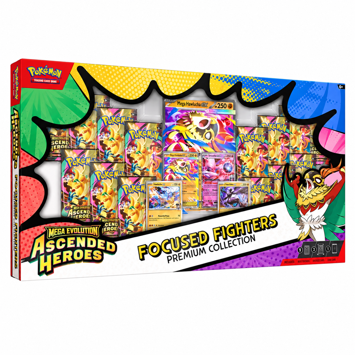 Pokemon Mega Evolution Ascended Heroes Focused Fighters Premium Collection Box