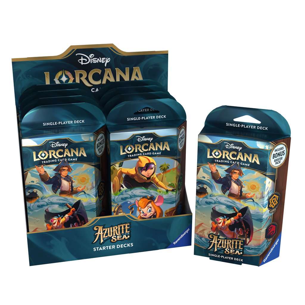 Disney Lorcana Azurite Sea Starter Deck