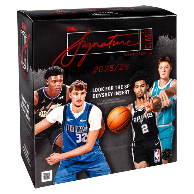 2025 Topps Signature Class Basketball Mega Box