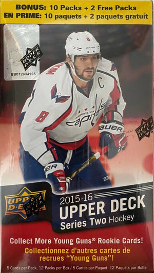2015-16 Upper Deck Series 2 Hockey Blaster Box