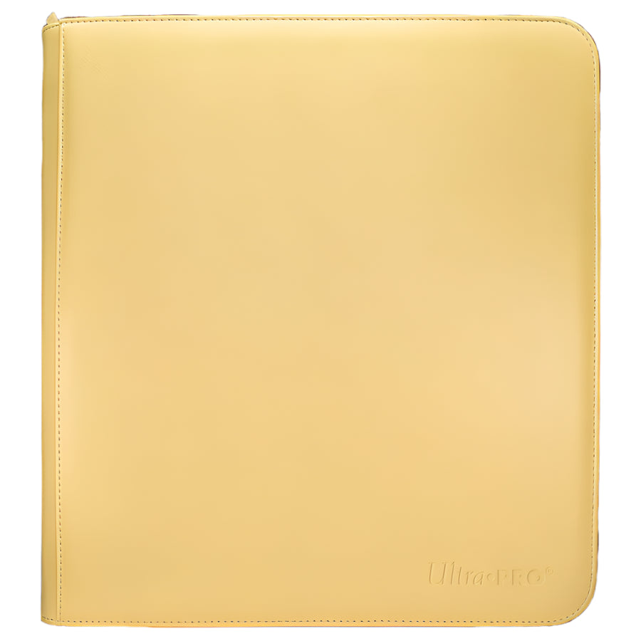 Ultra Pro 12 Pocket Vivid Zip Pro Binder-Yellow