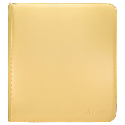 Ultra Pro 12 Pocket Vivid Zip Pro Binder-Yellow
