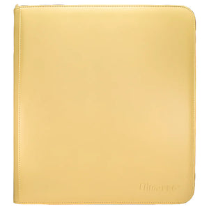 Ultra Pro 12 Pocket Vivid Zip Pro Binder-Yellow