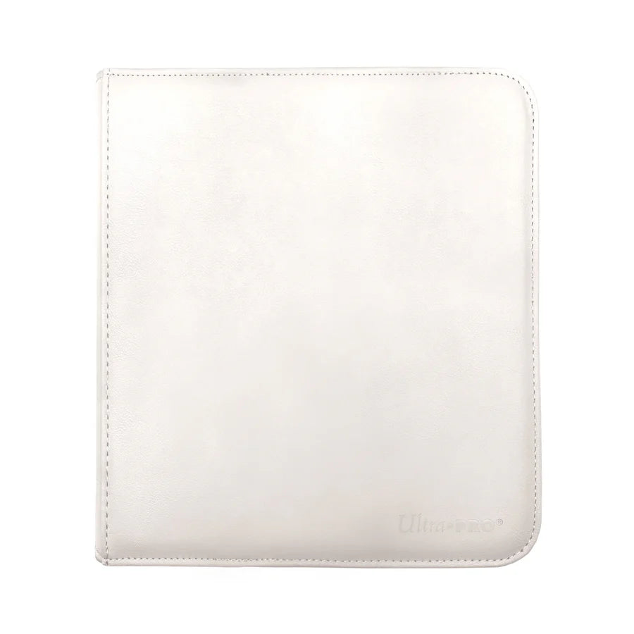 Ultra Pro 12 Pocket Vivid Zip Pro Binder-White