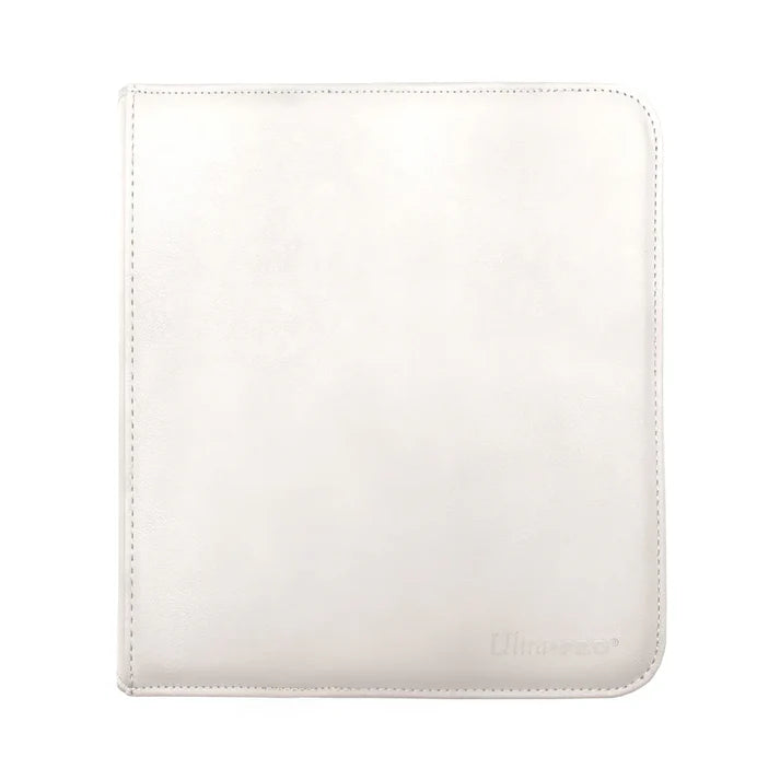 Ultra Pro 12 Pocket Vivid Zip Pro Binder-White