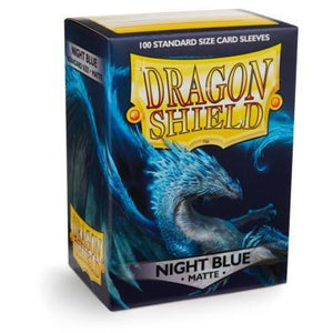 Dragon Shield 100ct Standard Size Sleeves Night Blue Matte
