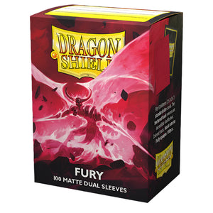 Dragon Shield 100ct Standard Size Dual Sleeves Fury