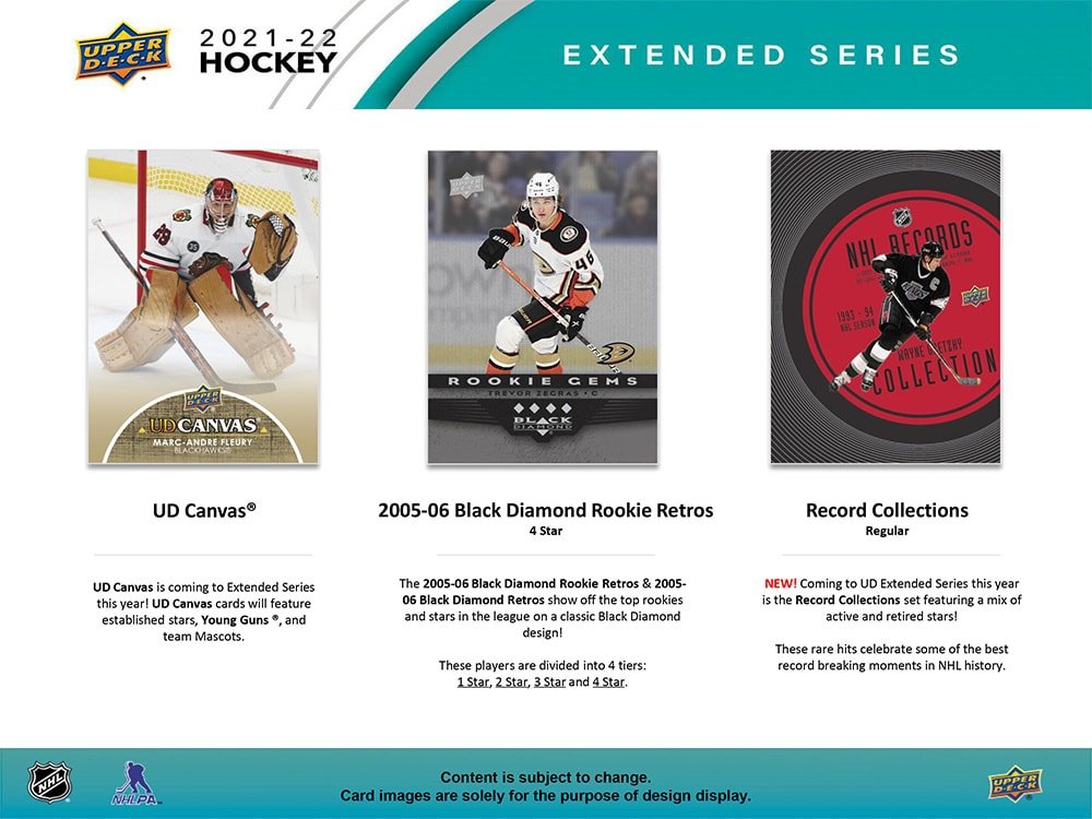 2021-22 Upper Deck Extended Series Hockey Blaster Box - Cartes Sportives Rive Sud