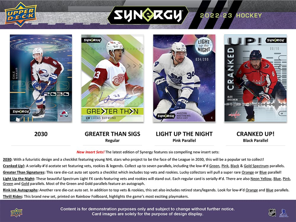 2022-23 Upper Deck Synergy Hockey Hobby Box - Cartes Sportives Rive Sud