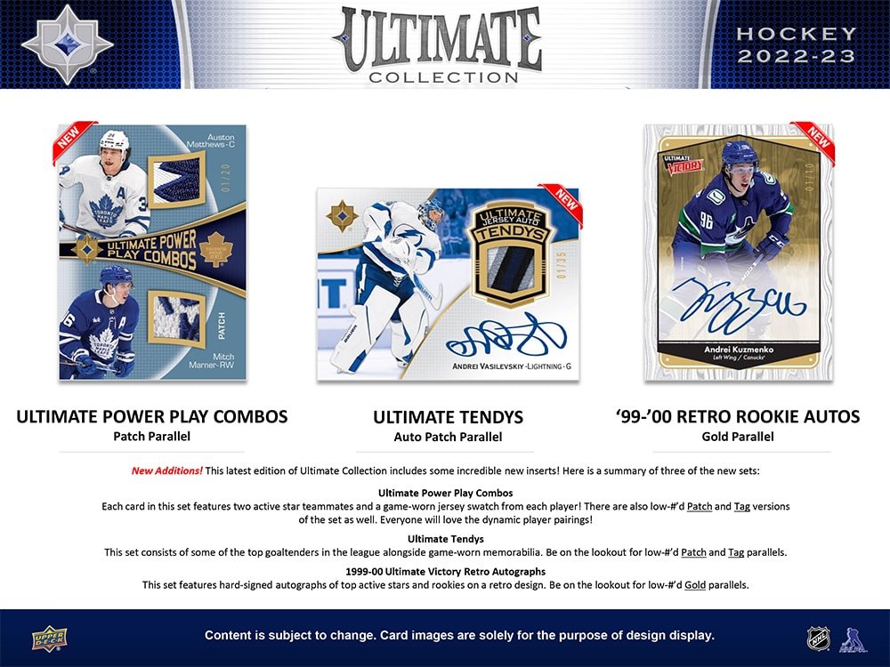 2022-23 Upper Deck Ultimate Hockey Hobby Box - Cartes Sportives Rive Sud