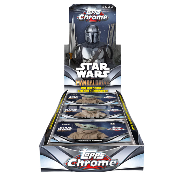 2022 Topps Chrome Star Wars Mandalorian Beskar Hobby Box