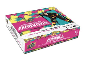 2023 - 24 Upper Deck Credentials Hockey Hobby Box - Cartes Sportives Rive Sud