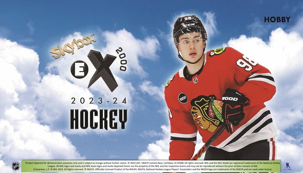 2023 - 24 Upper Deck Skybox E - X 2000 Hockey Hobby Box (Pre - Order) - Cartes Sportives Rive Sud