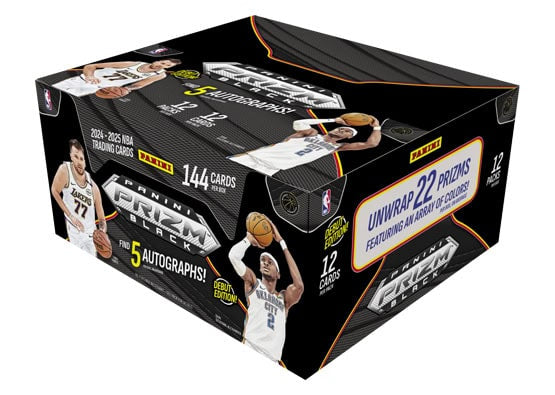 2024-25 Panini Prizm Black Basketball Hobby Box