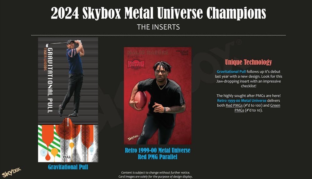 2024 Skybox Metal Universe Champions Hobby Box - Cartes Sportives Rive Sud