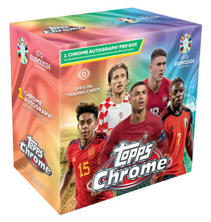 2023-24 Topps Chrome UEFA Euro Soccer Hobby Box