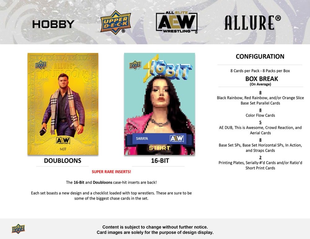 2024 Upper Deck AEW Wrestling Hobby Box - Cartes Sportives Rive Sud