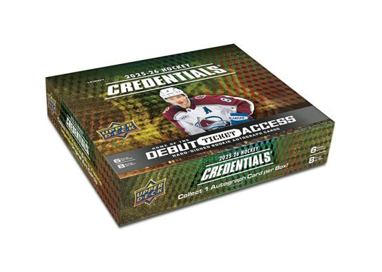 2025-26 Upper Deck Credentials Hockey Hobby Box