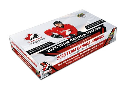 2026 Upper Deck Team Canada Juniors Hockey Hobby Box (Pre-Order)