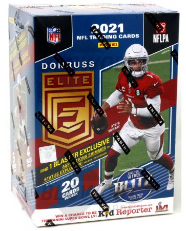 2021 Panini Donruss Elite Football Blaster Box