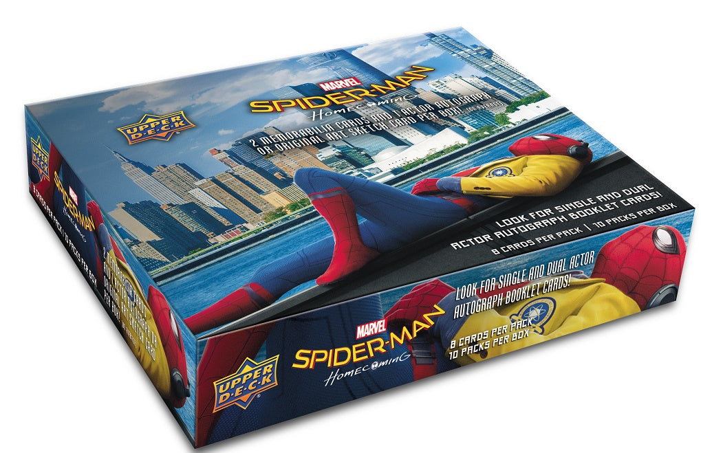 2017 Upper Deck Marvel Spider-Man Home Coming Hobby Box