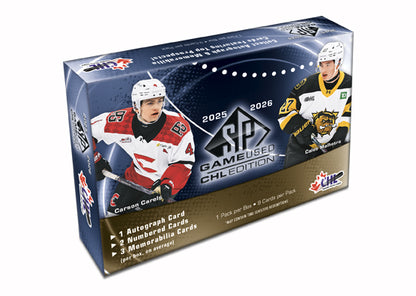 2025-26 Upper Deck CHL SP Game Used Hockey Hobby Box