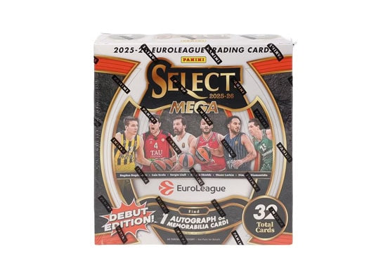 2025-26 Panini Select Euroleague Basketball Mega Box