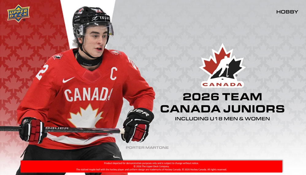 2026 Upper Deck Team Canada Juniors Hockey Hobby Box (Pre-Order)