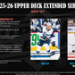 2025-26 Upper Deck Extended Hockey Hobby Box (Pre-Order)