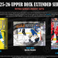 2025-26 Upper Deck Extended Hockey Hobby Box (Pre-Order)