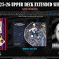 2025-26 Upper Deck Extended Hockey Hobby Box (Pre-Order)