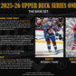 2025-26 Upper Deck Series 1 Hockey Hobby Box