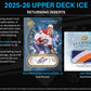 2025-26 Upper Deck Ice Hockey Hobby Box (Pre-Order)