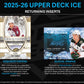 2025-26 Upper Deck Ice Hockey Hobby Box (Pre-Order)