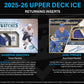 2025-26 Upper Deck Ice Hockey Hobby Box (Pre-Order)