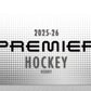 2025-26 Upper Deck Premier Hockey Hobby Box (Pre-Order)