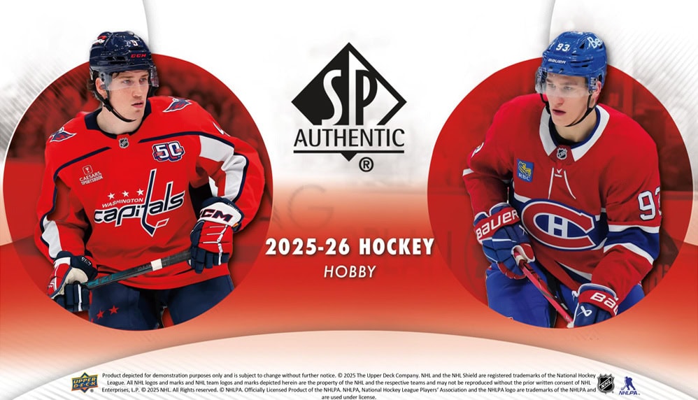 2025-26 Upper Deck SP Authentic Hockey Hobby Box (Pre-Order)