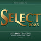 2025 Panini Select Baseball Hobby Box
