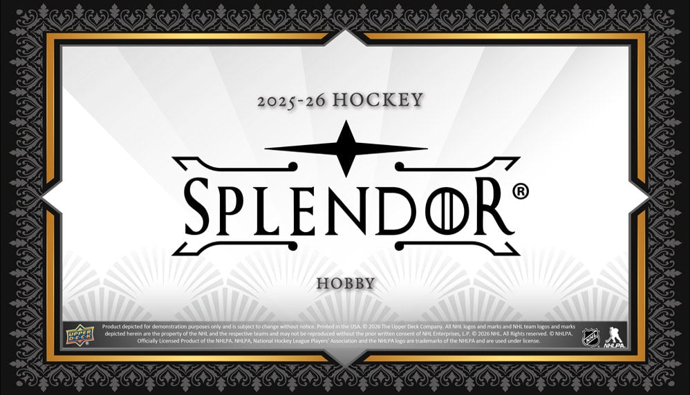 2025-26 Upper Deck Splendor Hockey Hobby Box (Pre-Order)