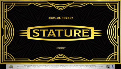 2025-26 Upper Deck Stature Hockey Hobby Box (Pre-Order)