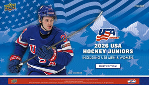 2026 Upper Deck Team USA Juniors Hockey Hobby Box (Pre-Order)