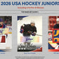 2026 Upper Deck Team USA Juniors Hockey Hobby Box (Pre-Order)