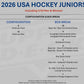 2026 Upper Deck Team USA Juniors Hockey Hobby Box (Pre-Order)