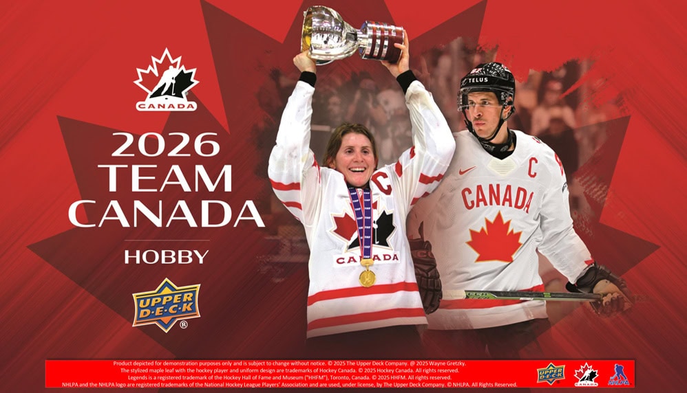2026 Upper Deck Team Canada Hockey Hobby Box (Pre-Order)