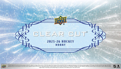 2025-26 Upper Deck Clear Cut Hockey Hobby Box (Pre-Order)