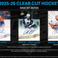 2025-26 Upper Deck Clear Cut Hockey Hobby Box (Pre-Order)