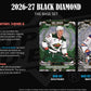 2026-27 Upper Deck Black Diamond Hockey Hobby Box (Pre-Order)