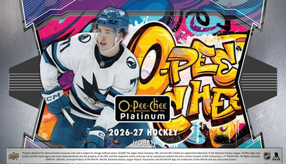 2026-27 O-Pee-Chee Platinum Hockey Hobby Box (Pre-Order)